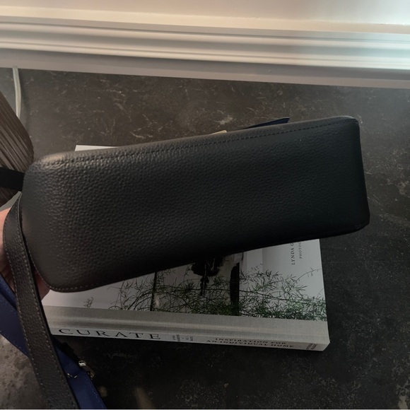 Longchamp Le Foulonné Black w/ Blue Interior Crossbody Bag – Like New - Picture 5 of 8